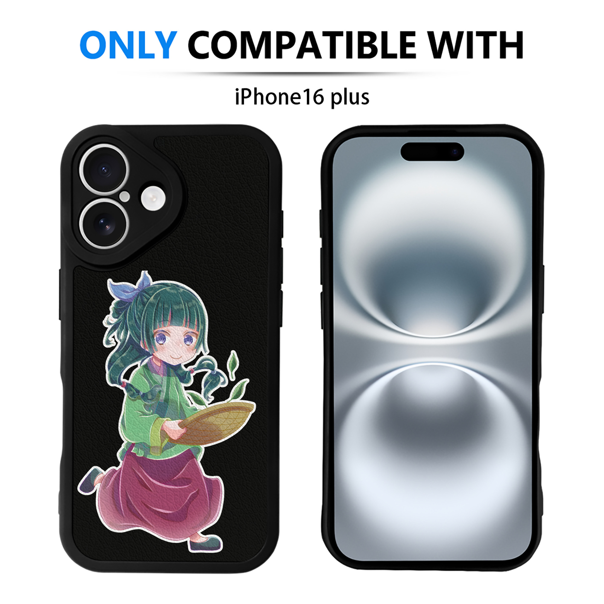 薬屋のひとりごと The Apothecary Diaries 【iPhone 16シリーズ対応】シリコンスマホケース（レザー調） 材質：シリコン